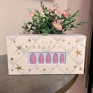 Tip Beauty Selfie Pink Nail Tips | 24 Faux Nails & Specialized Nail Glue